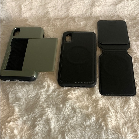 2 iPhone X/XS Case Black and olive - Picture 3 of 17